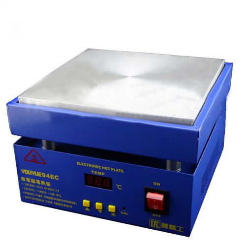 946C Thermostatic Electronic Hot Plate Preheat Preheating Station 20*20cm 220V
