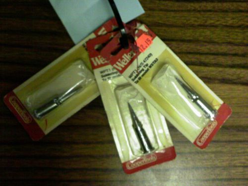 LOT OF 3 WELLER REPLACEMENT TIPS FOR MODELWSTA3 TIP# WPT1 47240