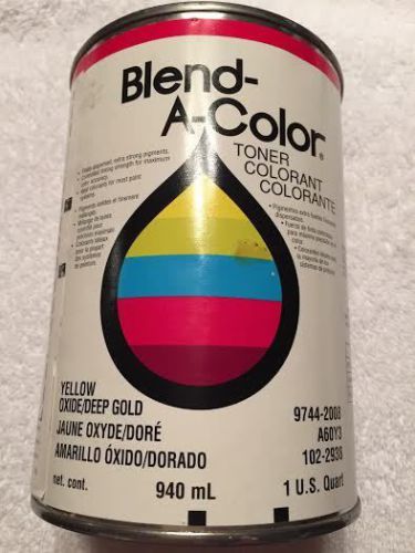 Sherwin Williams Blend-A-Color Toner/Colorant - Yellow (A60Y1) 1 U.S. Quart