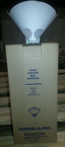 1 box of 250 paint strainers