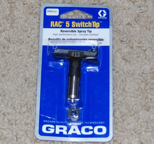 Graco 286413 Rac 5 SwitchTip Airless Sprayer Reversible Spray Tip #413