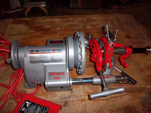 Ridgid 300 Pipe threader 110v cat # 41855 complete with carriage, cutter etc NEW