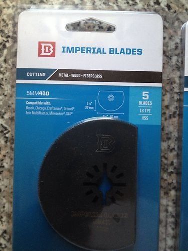 Imperial Blades MM410 18TPI 5 Blades Per Pack