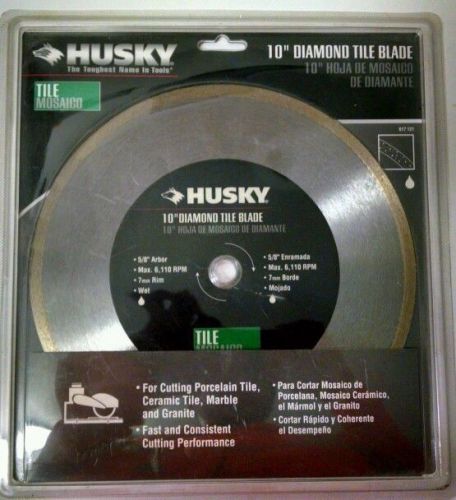 Husky 10&#034; Diamond Tile Saw Blade