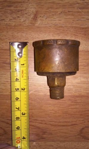 Antique steam hit miss b.p corp oiler lubricator grease cup oil