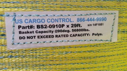 Heavy duty lift strap made by us cargo control, adjustable 56800lbs - new for sale