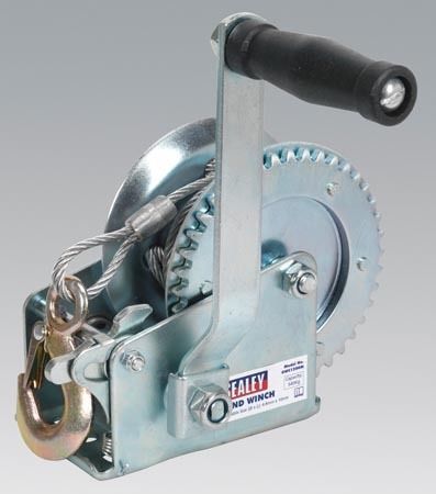 Gwc1200m sealey geared hand winch 540kg capacity with cable brand new tool! for sale