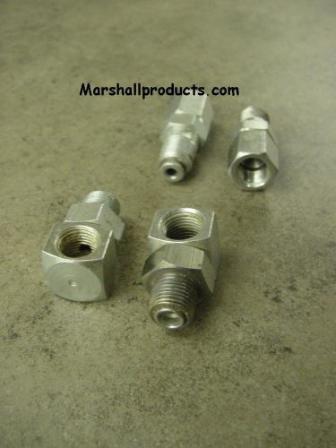 2 grease gun swivel lube fittings 90 or 180 degrees 1/8&#034; npt lubriquip trabon for sale