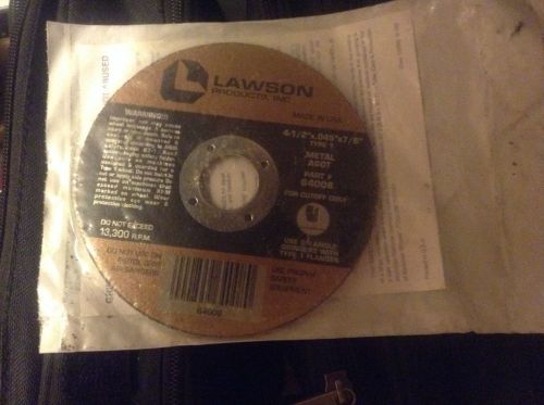 Lawson 4-1/2x.045x7/8 TYPE 1 THIN CUTTING DISC - 2pk - New!!!