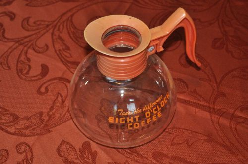 Eight O&#039;Clock Coffee Glass Carafe/Decanter  Decaffeinated