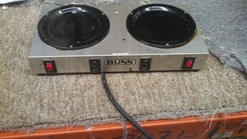 Bunn-O-Matic WX2 Two Station Coffee Warmer, 14&#034;x7&#034;x2-1/2&#034;, Stainless Steel