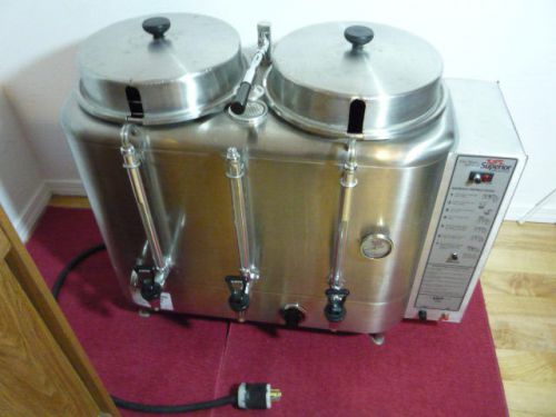 Wilbur curtis sc ru 300 twin brewer coffee urn electric 6 gal serviced for sale