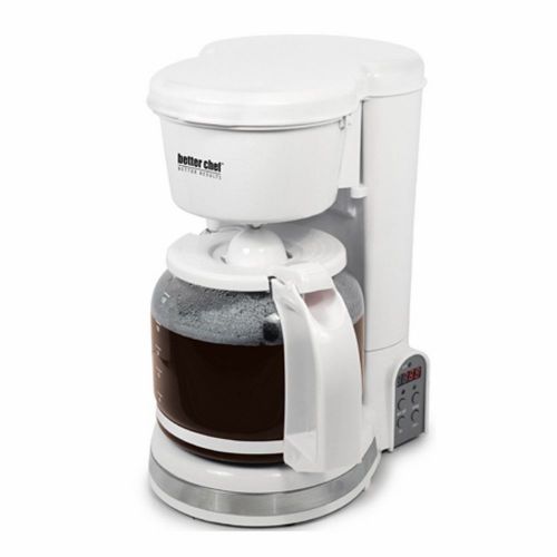 BRAND NEW - Better Chef 12-cup Digital Programmable Coffeemaker White