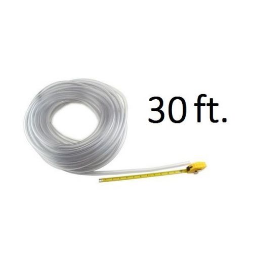 Beer Line 3/16&#034; Vinyl Hose - 30 ft - Home Bar Pub Kegerator Draft Keg Dispensing