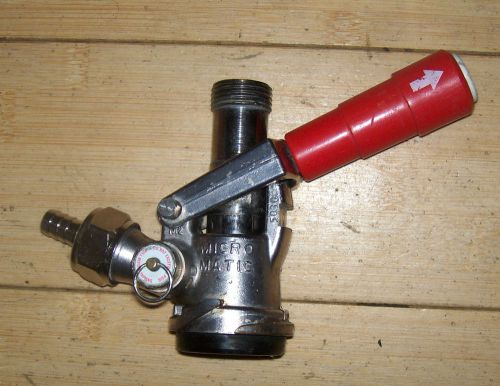 Micro matic keg d system beer coupler tap sankey grundy draft for sale