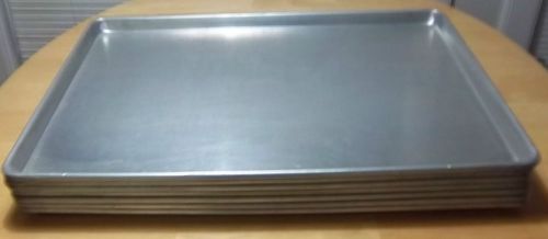 Pizza / baking sheet pan for restaurants heavy duty 19 gauge aluminum lot of(7) for sale