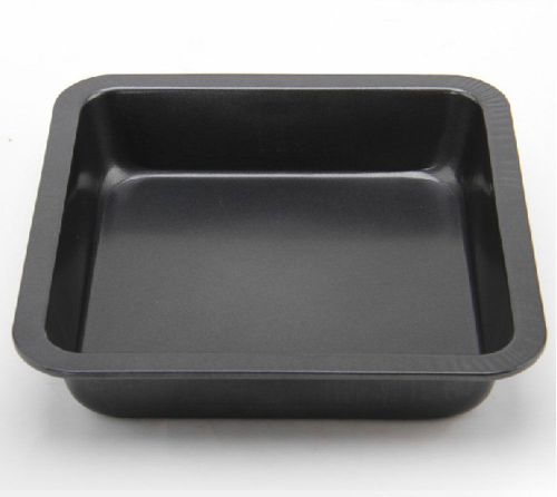 Diy non,stick carbon steel square deepen cake pan pizza plate baking pan for sale