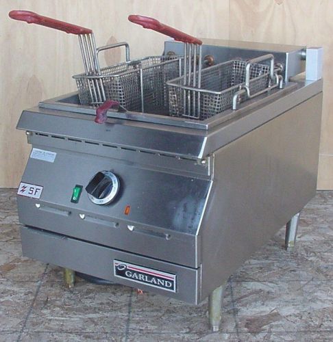 Garland ed-15 electric countertop deep fryer fried foods prep warming cooker for sale