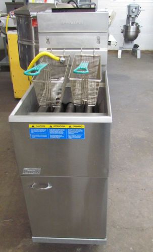 Pitco | 35c+s | 35lbs natural gas fryer stainless steel tank 90,000 btu for sale