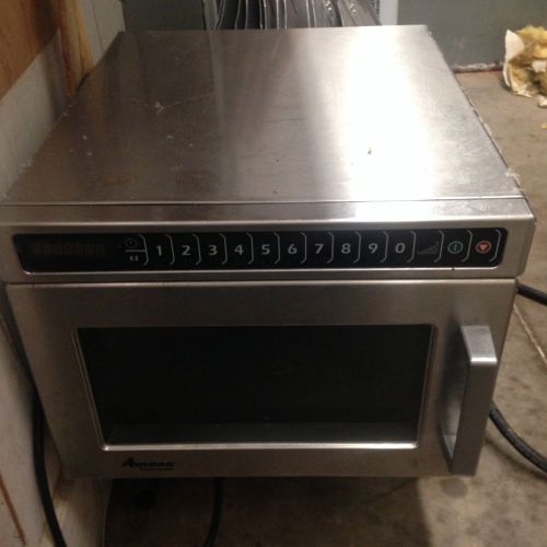 Amana HDC212 Heavy Duty Stainless Steel Commercial Microwave - 208/240