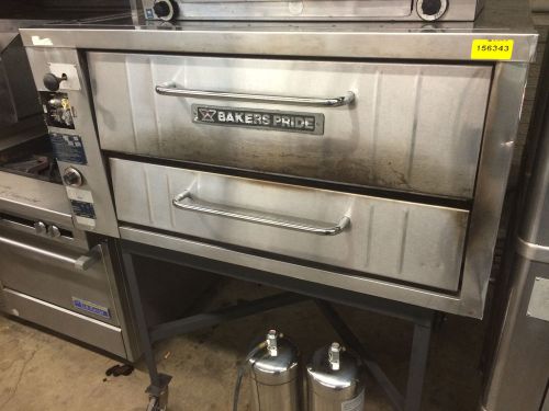 Bakers pride pizza oven with stone model 251-  and stand used for sale