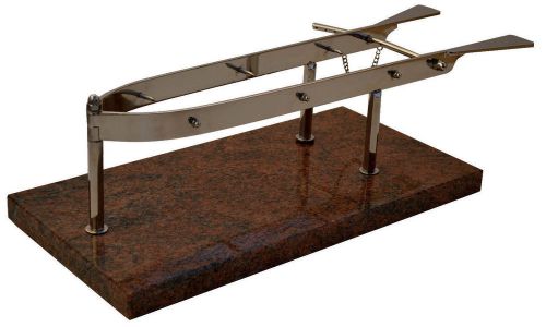 HAM STAND HOLDER  STAINLESS STEEL PROFESSIONAL-natural granite