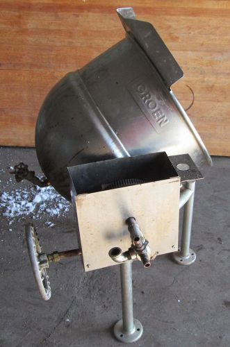 GROEN TILTING STEAM KETTLE MODEL D-20 STAINLESS    &#034;GR213&#034;