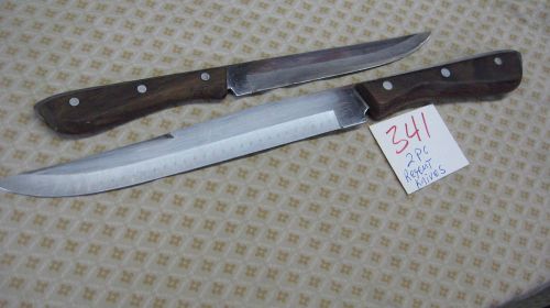 set of 2 chef&#039;s knives, vintage Japan                                  (ref#341)