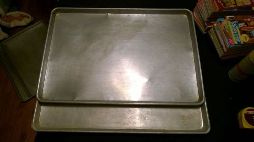 2  Aluminum Restaurant Catering Commercial Baking Sheet Pan Cookie 18 x 26