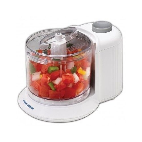 One Touch New White Electric Chopper Food Cup Professional Slicer Salad