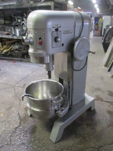 H600 Hobart 60 Quart Dough Mixer with Bowl and 1 Attachment - Single Phase