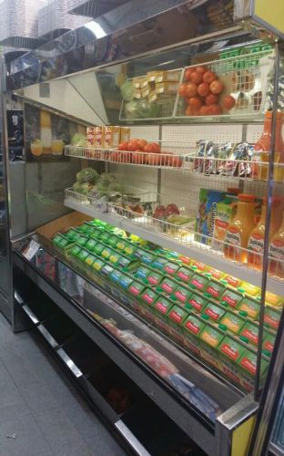 Open refrigerated case