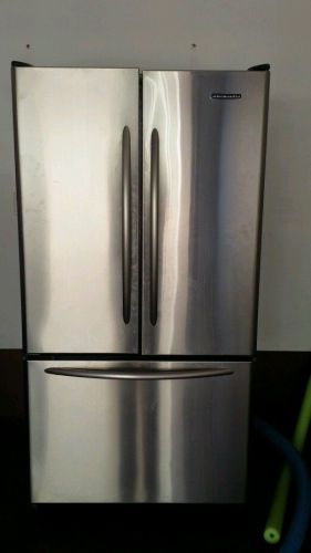 Refrigerator 36&#034;  Kitchen Aid Armoire Stainless Steel