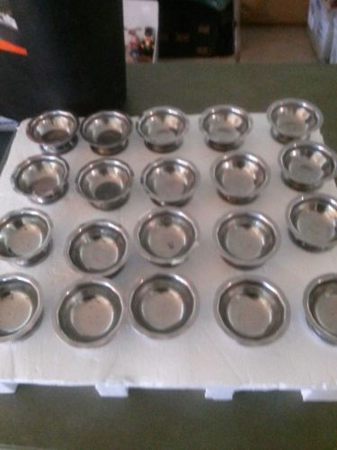 DESSERT DISHES, RESTAURANT STYLE, STAINLESS STEEL, LOT OF OVER 50!