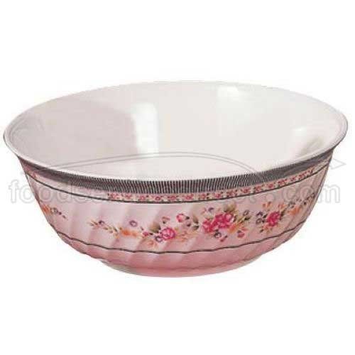 NEW Thunder Group 12-Pack Rose Collection 48-Ounce Swirl Bowl  8-Inch Diameter
