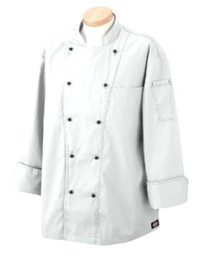 Executive chef coat white jacket c070302 dickies professional 36 new for sale