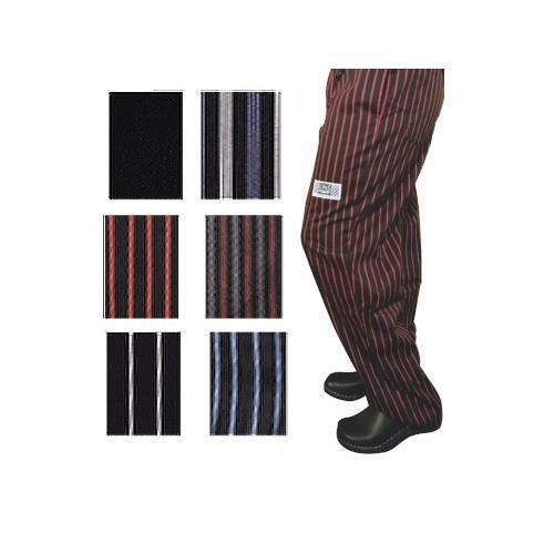 San Jamar - Chef Revival P040WS-5X E-Z Fit Chef&#039;s Pants