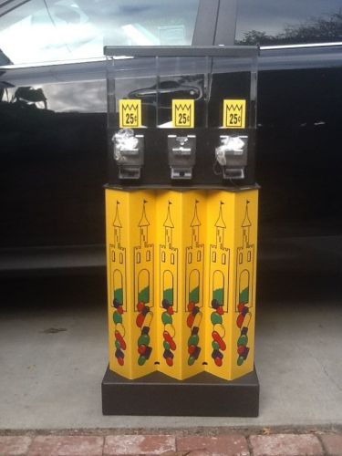 Three Stall Candy vending machines