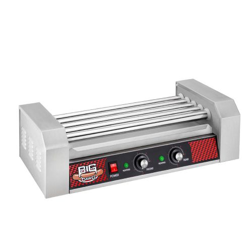 Commercial 12 Hot Dog 5 Roller Grilling Machine 1000Watts Great Northern Popcorn