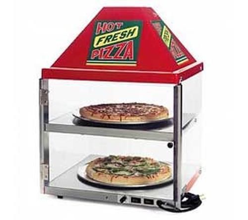 Wisco 680-1 pizza warmer merchandiser display w/ 2 heated plates warmer for sale