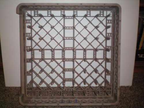 Commercial restaurant peg dish racks