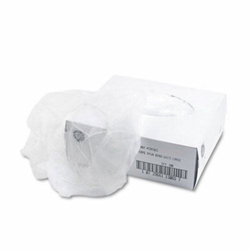 General Supply Disposable Hair Net, Polypropylene, White, 100/Bag (UFS7387WL)