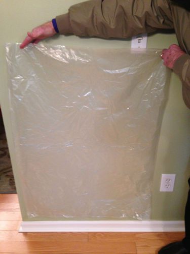 30&#034; x 40&#034; 2 ml clear plastic bags  150 for sale