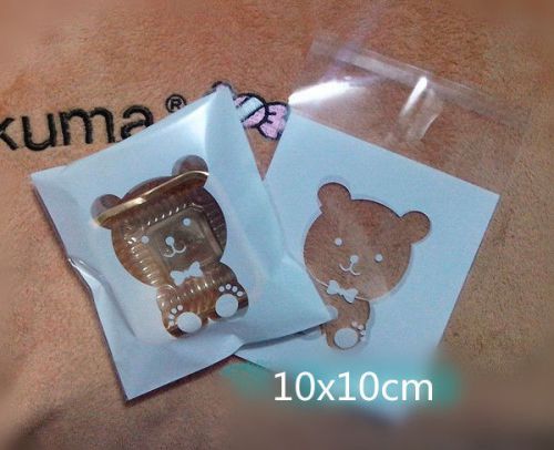 Wholesale Lot 100PCS bear Plastic GIFT  Packaging Bags cookie,candy, handmade
