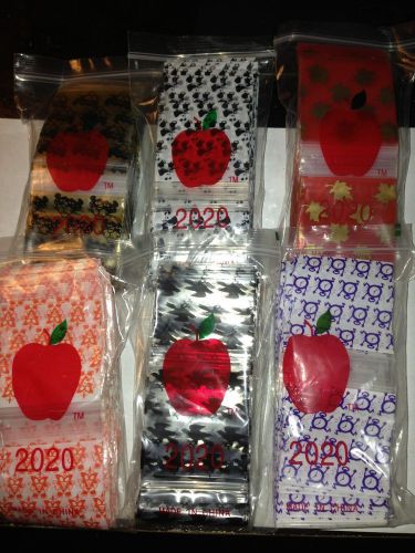 500+ count apple brand baggies small zip lock bags 2x2 500 plus