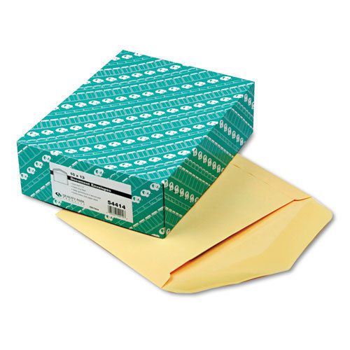 Open side booklet envelope, traditional, 13 x 10, cameo buff, 100/box for sale