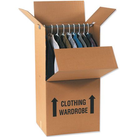 20 x 20&#034; x 40&#034; Wardrobe Shipping Moving Boxes, 5 Pack