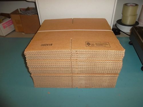 (25) 7 3/4 x 6 3/4 x 6 1/2 PACKING SHIPPING CORRUGATED CARTON BOXES
