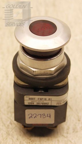 Allen-Bradley 800T-FXP16 A1 Red P{ushbutton Ser T with AB A1 Contact