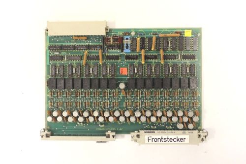 Siemens Frontstecker I/O Module Board C74040-A92-C91-2-87 PCB VG 95324 F 48 M-A